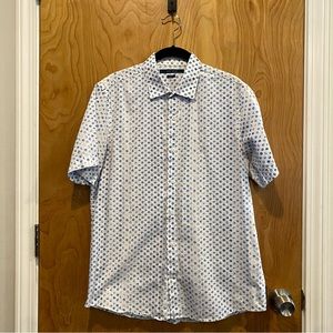 Perry Ellis Men's Short Sleeve Shirt in Very Cool Print